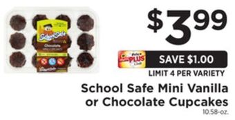 ShopRite Mini vanilla or chocolate cupcakes offer