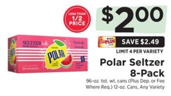 ShopRite Seltzer 8-pack offer