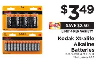 ShopRite Xtralife alkaline batteries offer