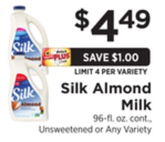 ShopRite Almond milk offer