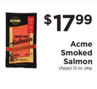 ShopRite Smoked salmon offer