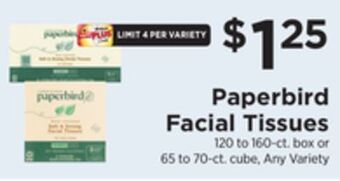 ShopRite Facial tissues offer
