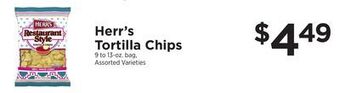 ShopRite Tortilla chips offer