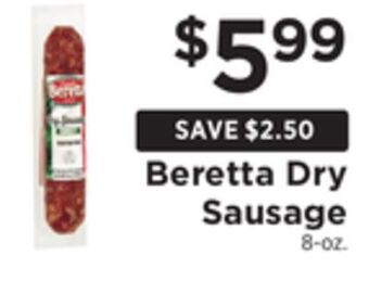 ShopRite Dry sausage offer