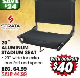 Big 5 Strata outdoor gear 20 aluminum stadium seat offer