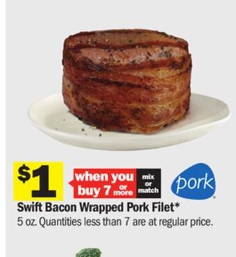 Meijer Swift bacon wrapped pork filet offer