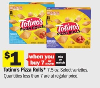 Meijer Totino's pizza rolls offer