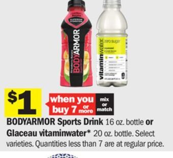 Meijer Bodyarmor sports drink 16 oz. bottle or glaceau vitaminwater* 20 oz. bottle offer