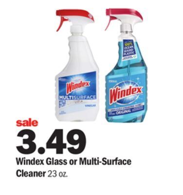 Meijer Windex glass or multi-surface cleaner offer