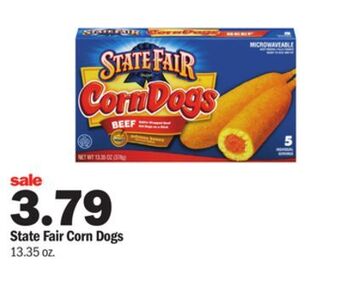 Meijer State fair corn dogs offer