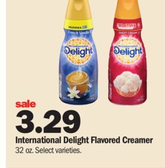 Meijer International delight flavored creamer offer