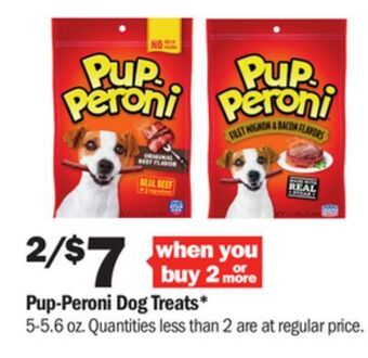 Meijer Pup-peroni dog treats offer