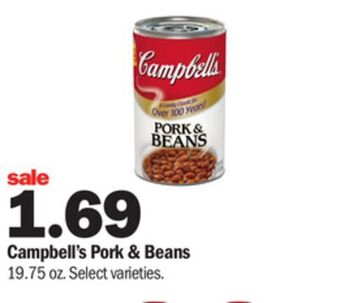 Meijer Campbell's pork & beans offer