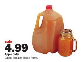 Meijer Apple cider offer