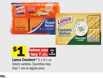 Meijer Lance crackers offer