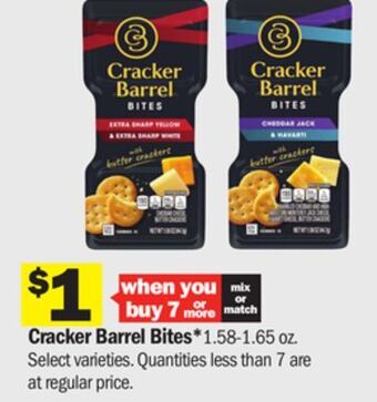 Meijer Cracker barrel bites offer