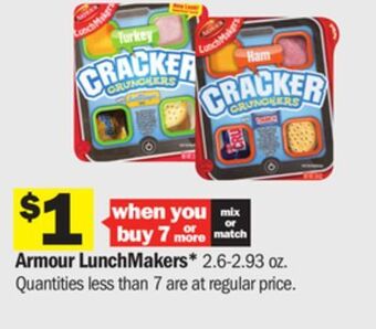 Meijer Armour lunchmakers offer