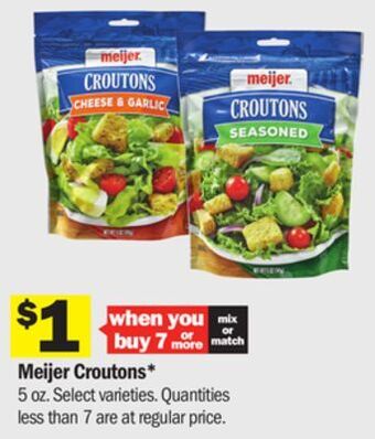 Meijer Meijer croutons offer