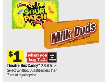 Meijer Theatre box candy offer