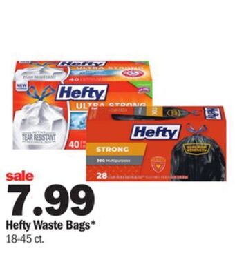 Meijer Hefty waste bags offer