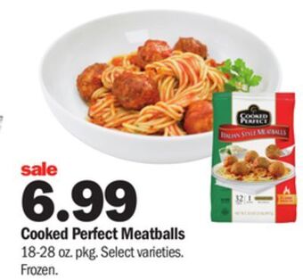 Meijer Cooked perfect meatballs offer