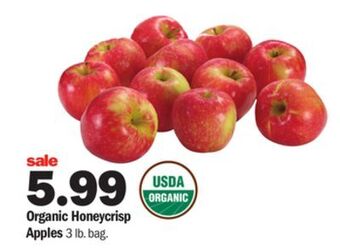 Meijer Organic honeycrisp apples offer