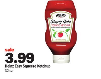 Meijer Heinz easy squeeze ketchup offer