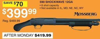 Dunham's Sports Mossberg 590 shockwave 12ga offer