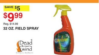 Dunham's Sports 32 oz. field spray offer