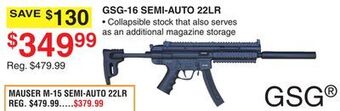 Dunham's Sports Gsg-16 semi-auto 22lr offer