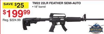 Dunham's Sports Tm22 22lr feather semi-auto offer