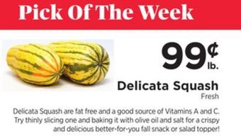 ShopRite Delicata squash offer
