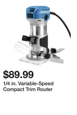 Harbor Freight Tools 1/4 in. variable-speed compact trim router offer