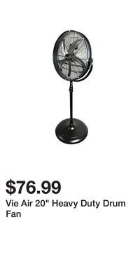 BJ’s Vie air 20 heavy duty drum fan offer