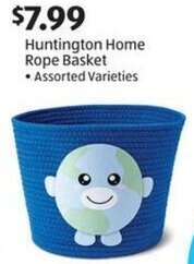 Aldi Huntington Home Rope Basket offer