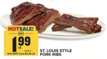 Food Lion ST. LOUIS STYLE PORK RIBS offer