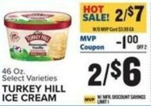 Food Lion TURKEY HILL ICE CREAM offer