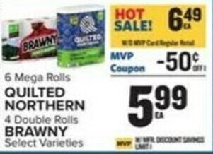 Food Lion QUILTED NORTHERN BRAWNY offer