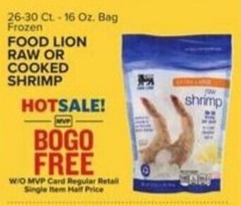 Food Lion FOOD LION RAW OR COOKED SHRIMP offer
