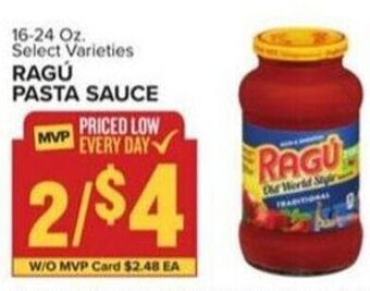 Food Lion RAGU PASTA SAUCE offer