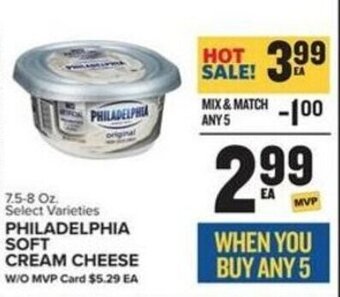 Food Lion PHILADELPHIA SOFT CREAM CHEESE offer