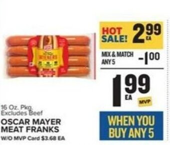Food Lion OSCAR MAYER MEAT FRANKS offer