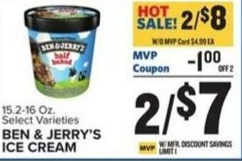 Food Lion BEN & JERRY'S ICE CREAM offer