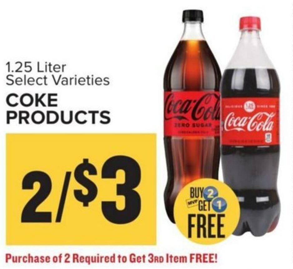 Food Lion COKE PRODUCTS offer