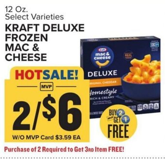 Food Lion KRAFT DELUXE FROZEN MAC & CHEESE offer