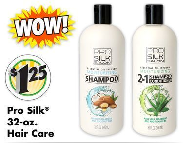 Dollar Tree Pro silk 32-oz. hair care offer
