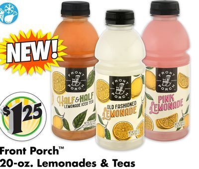 Dollar Tree Front porch lemonades & teas offer
