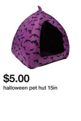 Five Below Halloween pet hut 15in offer