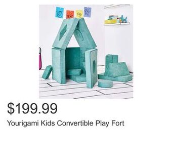 Costco Yourigami kids convertible play fort offer