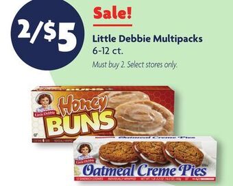 Family Dollar Little debbie multipacks offer